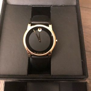 Movado Watch leather strap new
